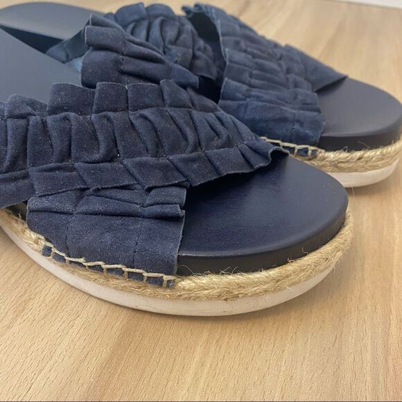 1. State Salyn Ruffle Espadrille Slide Sandal - Picture 4 of 11